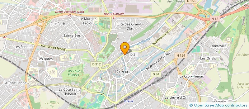 localisation de l'entreprise NITA à DREUX
