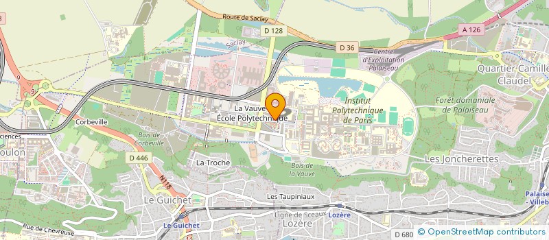 localisation de l'entreprise NITE FRAIS  PALAISEAU