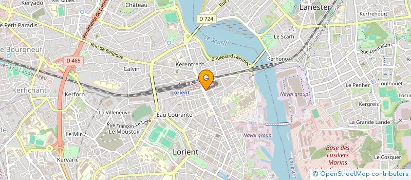 localisation de l'entreprise NITEN  LORIENT