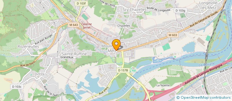 localisation de l'entreprise NITESCENCE CAPILLAIRES à MOULINS-LES-METZ