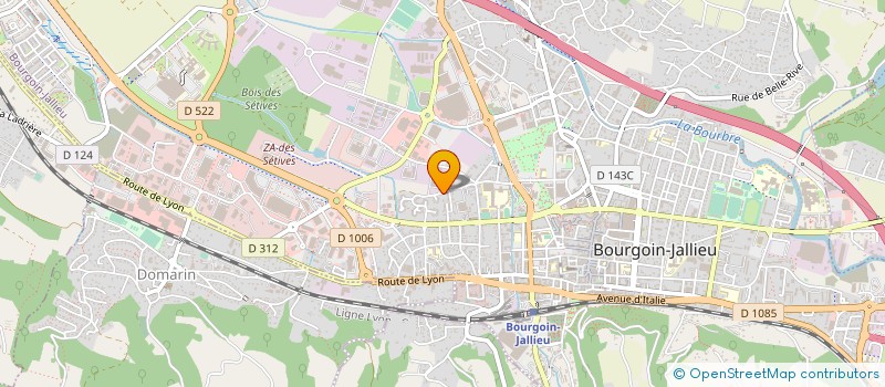 localisation de l'entreprise NITHI  BOURGOIN-JALLIEU