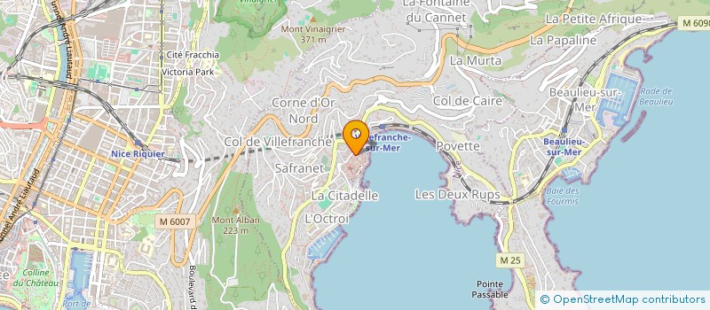 localisation de l'entreprise NITHORA à VILLEFRANCHE-SUR-MER