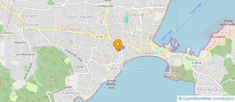 localisation de l'entreprise NITHOREK à LA SEYNE-SUR-MER