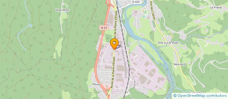 localisation de l'entreprise NITHOTIM  SAINT-NABORD