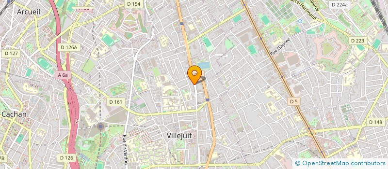 localisation de l'entreprise NITHY ALIMENTATION GENERALE à VILLEJUIF