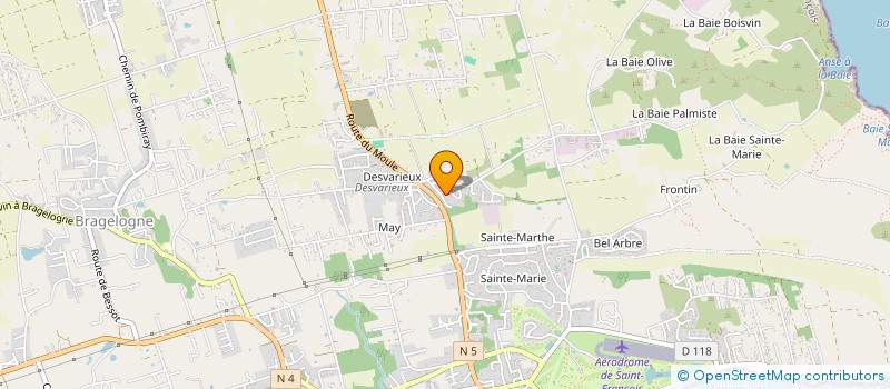 localisation de l'entreprise NITHYAM HOLDING GROUPE  SAINT FRANCOIS