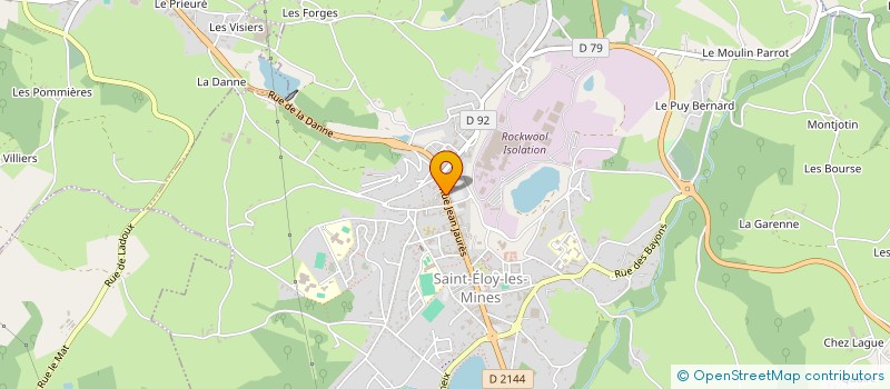 localisation de l'entreprise NITIMAX  SAINT-ELOY-LES-MINES