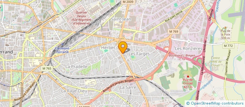 localisation de l'entreprise NITO  CLERMONT-FERRAND