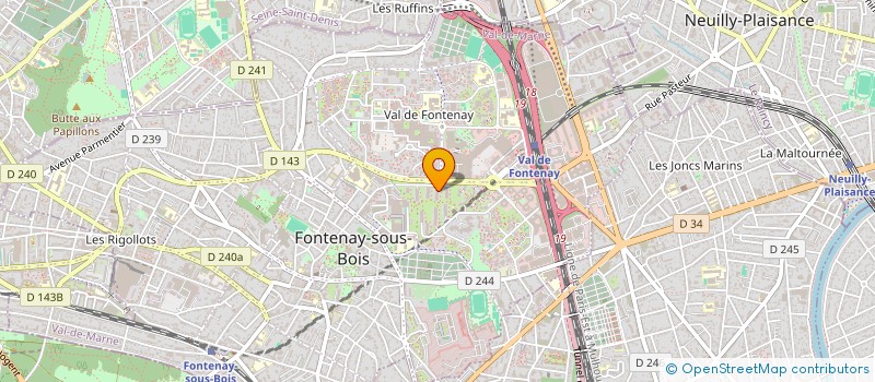 localisation de l'entreprise NITOFAL  FONTENAY-SOUS-BOIS