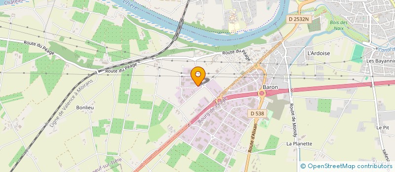 localisation de l'entreprise NITONYA  CHATEAUNEUF-SUR-ISERE