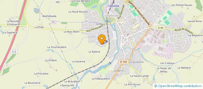 localisation de l'entreprise NITRAM  CHEMILLE-EN-ANJOU