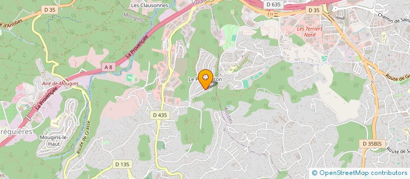 localisation de l'entreprise NITRO BATI RENOV  VALLAURIS