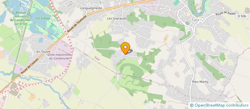 localisation de l'entreprise NITRO FORMATION  SAIX