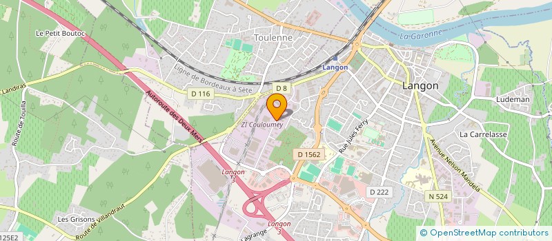 localisation de l'entreprise NITROWASH à LANGON