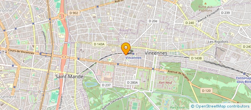 localisation de l'entreprise NITSANE  VINCENNES