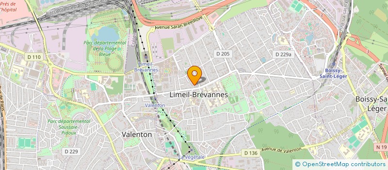 localisation de l'entreprise NIUMA à LIMEIL-BREVANNES