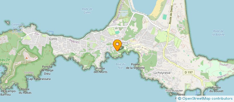 localisation de l'entreprise NIUT INVESTISSEMENT à HYERES