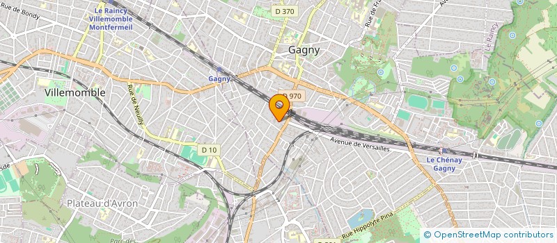 localisation de l'entreprise NIV&CO à GAGNY