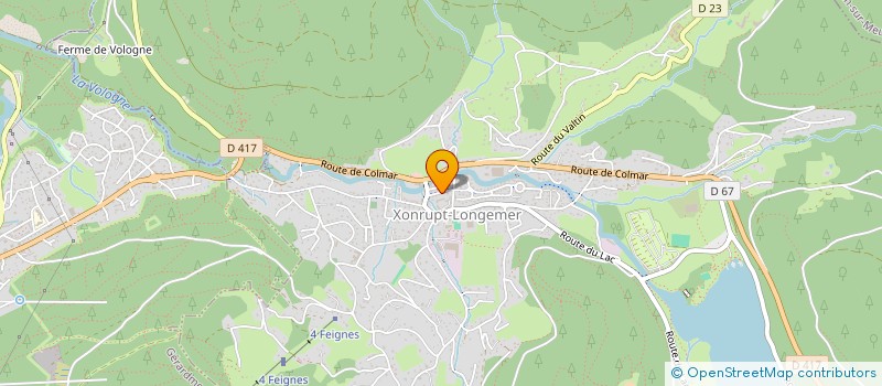 localisation de l'entreprise NIV'OBSERVATIONS ET SUIVI DE L'ENNEIGEMENT  XONRUPT-LONGEMER