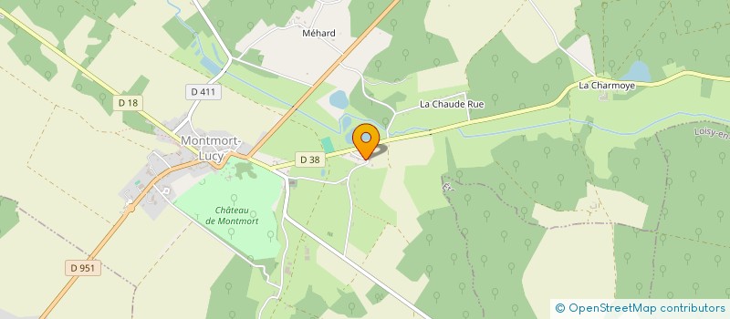 localisation de l'entreprise NIVA  MONTMORT-LUCY