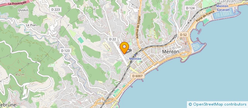 localisation de l'entreprise NIVA7 à MENTON