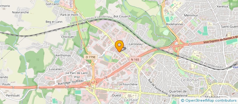 localisation de l'entreprise NIVALIS  VANNES