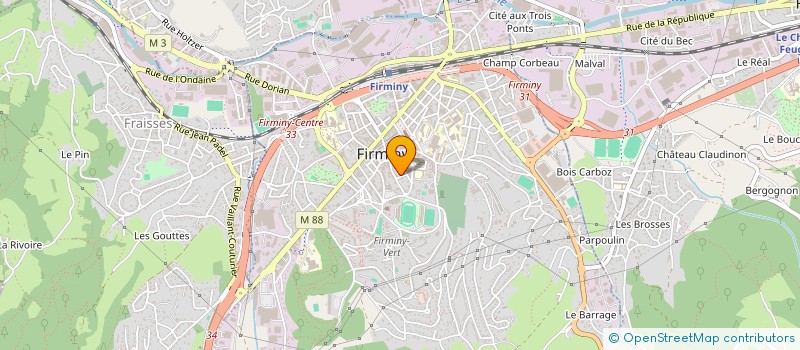 localisation de l'entreprise NIVAMAT  FIRMINY