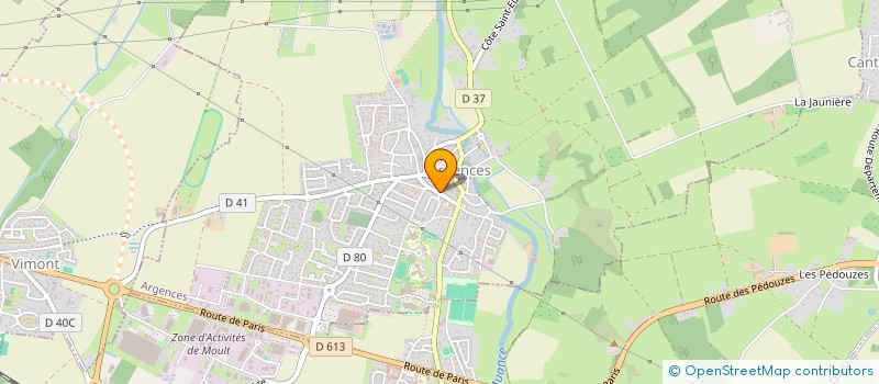 localisation de l'entreprise NIVANAKA  MOULT-CHICHEBOVILLE