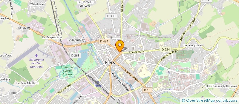 localisation de l'entreprise NIVAUT à FLERS