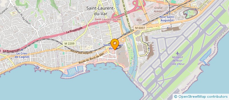 localisation de l'entreprise NIVEK INVEST à SAINT-LAURENT-DU-VAR