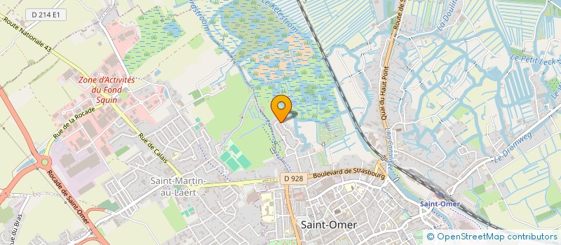 localisation de l'entreprise NIVEL IMMO  SAINT-OMER