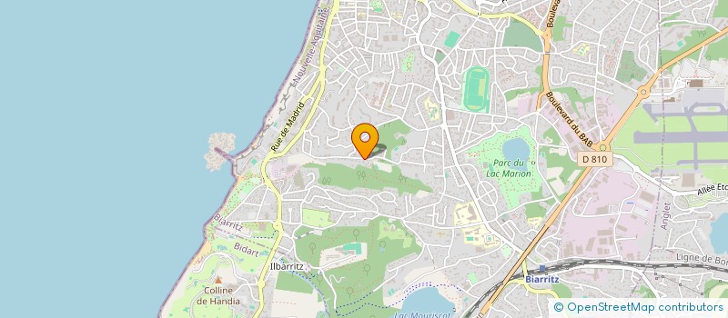 localisation de l'entreprise NIVELLE BRICOLAGE à BIARRITZ