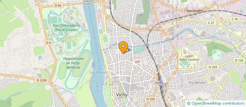 localisation de l'entreprise NIVELON à VICHY