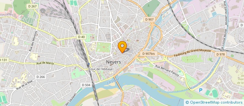 localisation de l'entreprise NIVERNAISE EVASION à NEVERS