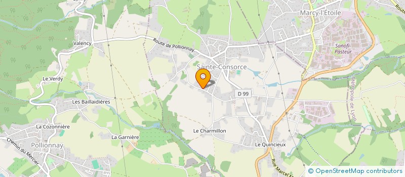 localisation de l'entreprise NIVERS GASTRONOMY  SAINTE-CONSORCE