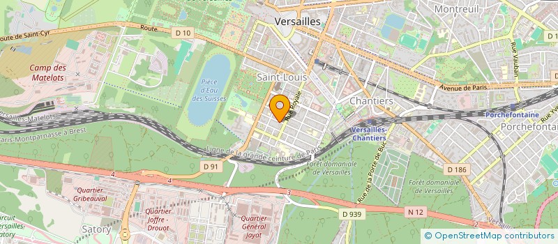 localisation de l'entreprise NIVESTRA à VERSAILLES
