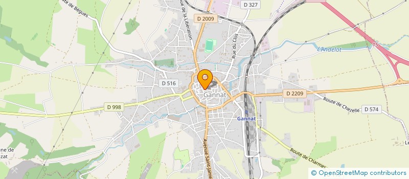 localisation de l'entreprise NIVET à GANNAT