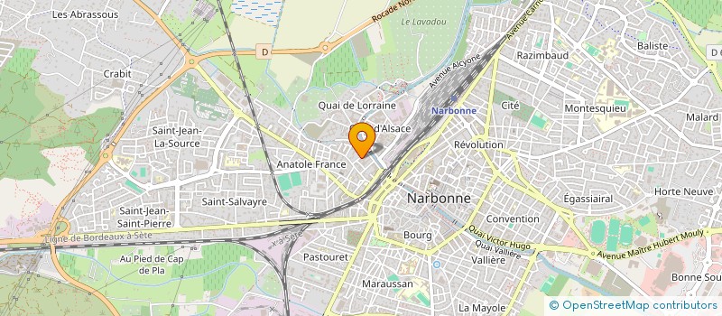 localisation de l'entreprise NIVET BOIS CREATION à NARBONNE