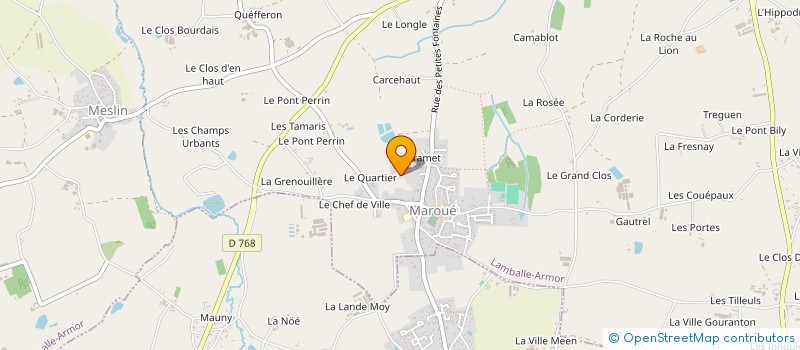 localisation de l'entreprise NIVET INVEST à LAMBALLE-ARMOR