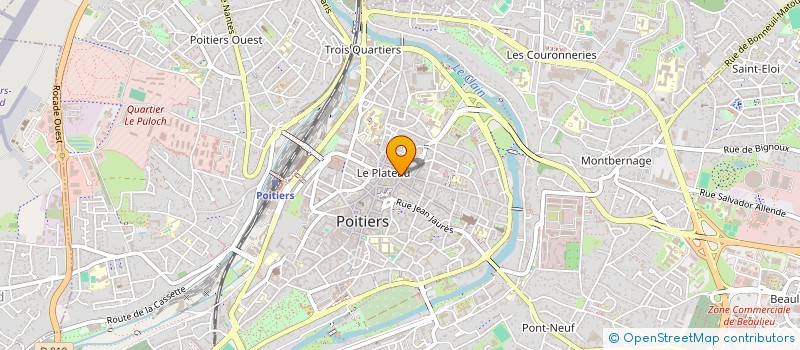 localisation de l'entreprise NIVET JACQUES ET DOMINIQUE à POITIERS
