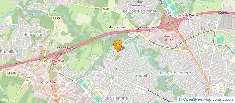 localisation de l'entreprise NIVIDIC à ORVAULT