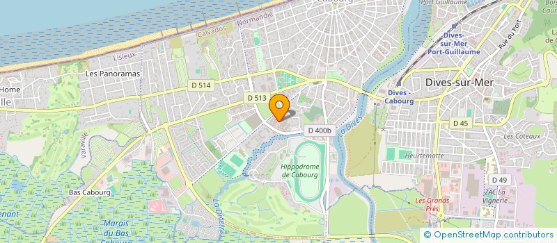 localisation de l'entreprise NIVIERE-BRUNEL  CABOURG