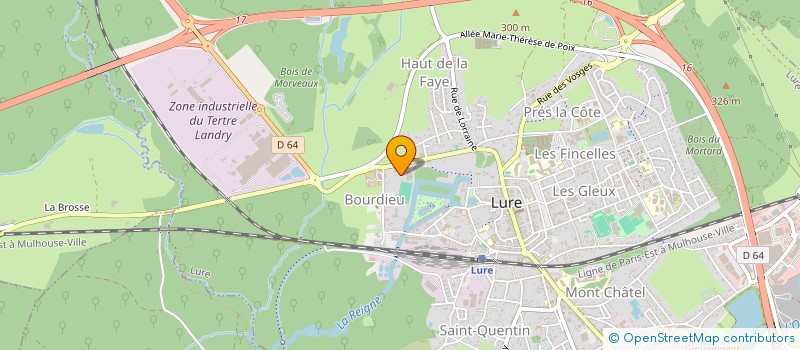 localisation de l'entreprise NIVIJOLA  LURE