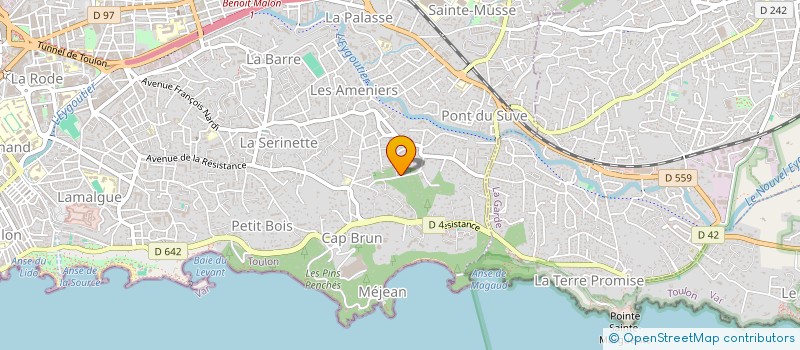localisation de l'entreprise NIVOSE à TOULON