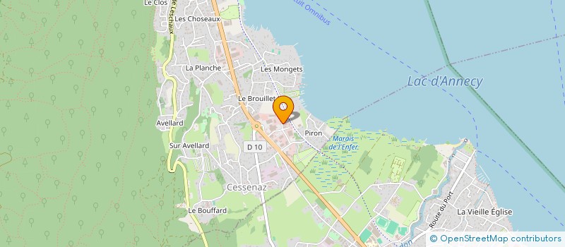 localisation de l'entreprise NIVRELIS  SEVRIER