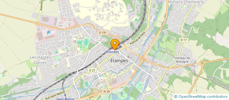 localisation de l'entreprise NIWAN  ETAMPES