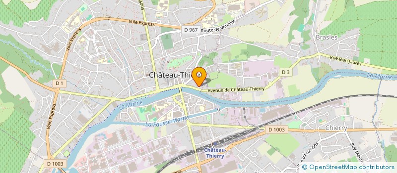 localisation de l'entreprise NIWIT à CHATEAU-THIERRY