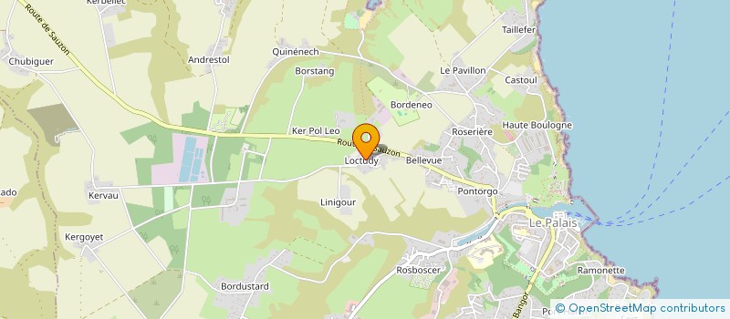 localisation de l'entreprise NIX  LE PALAIS