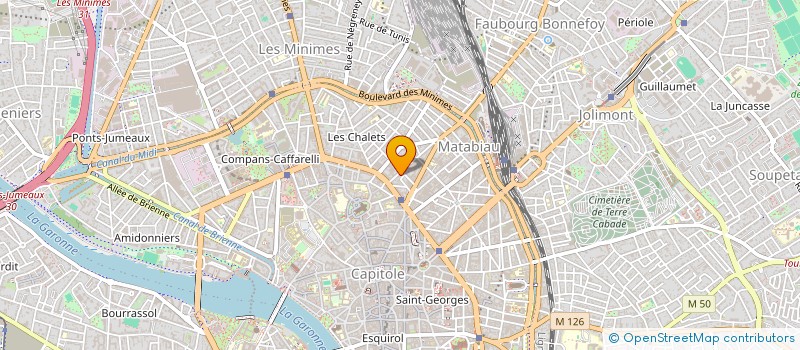 localisation de l'entreprise NIX & BOB à TOULOUSE