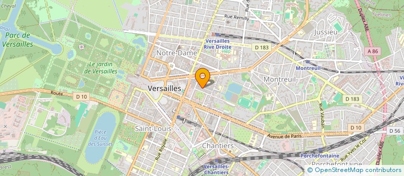 localisation de l'entreprise NIX CONCEPT à VERSAILLES